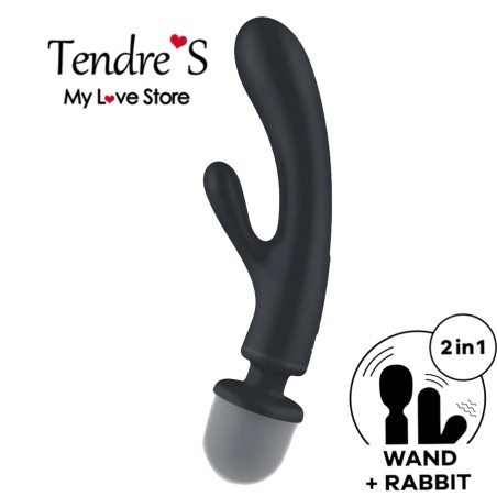 Love toys RABBIT ET WAND "TRIPLE LOVER" DE "SATISFYER"