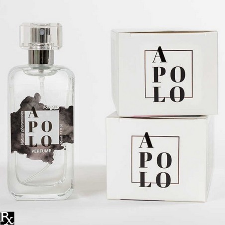 Aphrodisiaques EAU DE PARFUM D ATTIRANCE "APOLO" aux phéromones vegétales pour lui