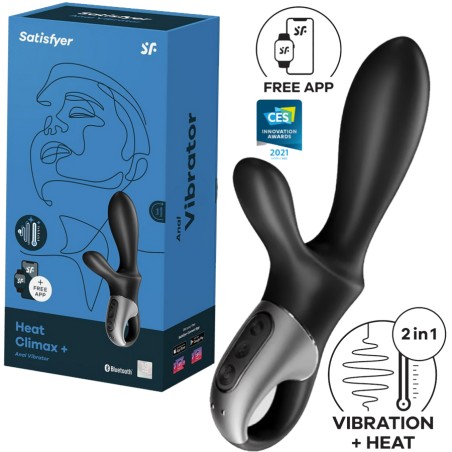 Love toys HEAT CLIMAX+ CONNECTABLE ET CHAUFFANT DE "SATISFYER"