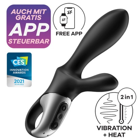 Love toys HEAT CLIMAX+ CONNECTABLE ET CHAUFFANT DE "SATISFYER"