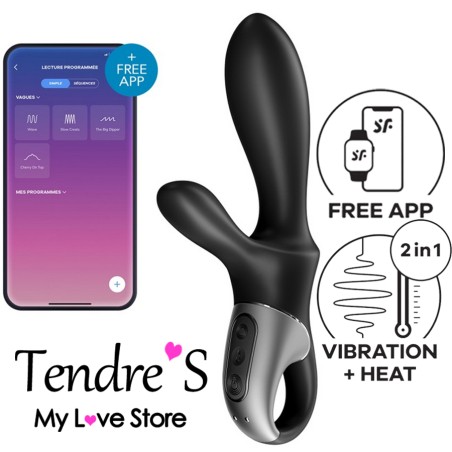 Love toys HEAT CLIMAX+ CONNECTABLE ET CHAUFFANT DE "SATISFYER"