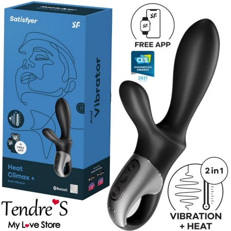 Love toys HEAT CLIMAX+ CONNECTABLE ET CHAUFFANT DE "SATISFYER"