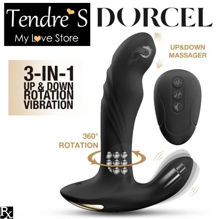 Love toys STIMULATEUR PROSTATIQUE VA ET VIENT ROTATIF VIBRANT "MULTI P-JOY" DE "DORCEL"