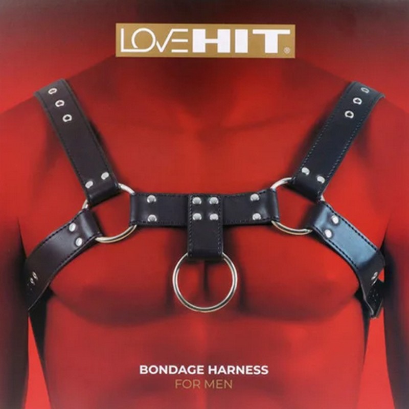 HARNAIS BONDAGE "LOVEHIT" POUR HOMME