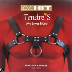 HARNAIS BONDAGE "LOVEHIT" POUR HOMME