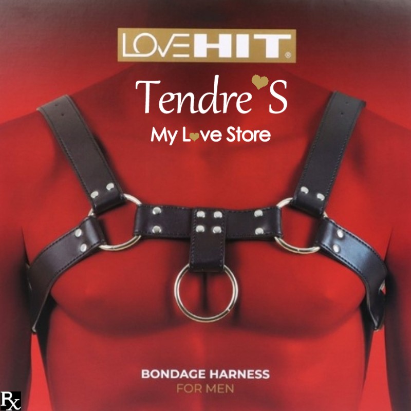 HARNAIS BONDAGE "LOVEHIT" POUR HOMME