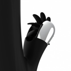 RABBIT BUNNY SQUEEL STORM BLACK SILVER MULTIFUNCTION ROTATION