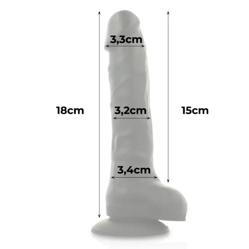 LOVE TOY VENTOUSE "COCK MILLER" CLAIR 18 CM