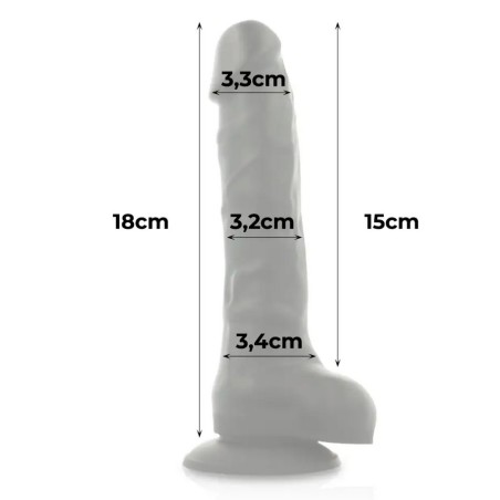 Love toys LOVE TOY VENTOUSE COCK MILLER BLACK 18 CM Love toys LOVE TOY VENTOUSE COCK MILLER BLACK 18 CM