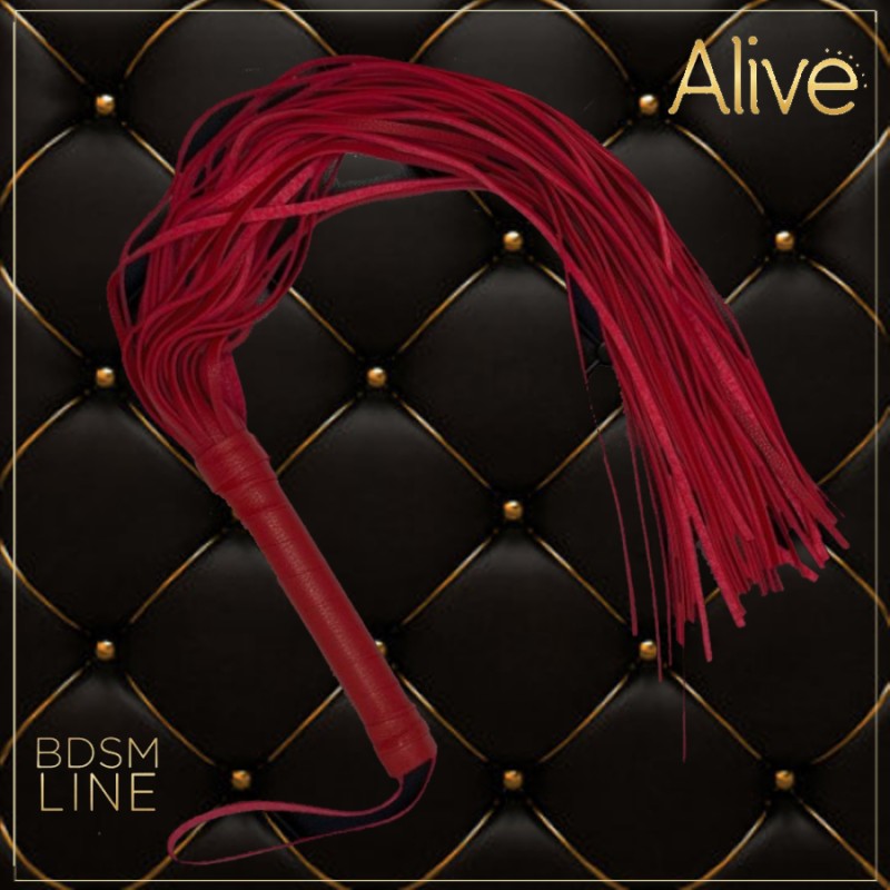 Accessoires MARTINET ROUGE SIMILICUIR LONG DE ALIVE