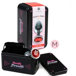 Plugs & Chapelets Anals PLUG METAL ROUGE TAILLE M DE SECRET PLAY