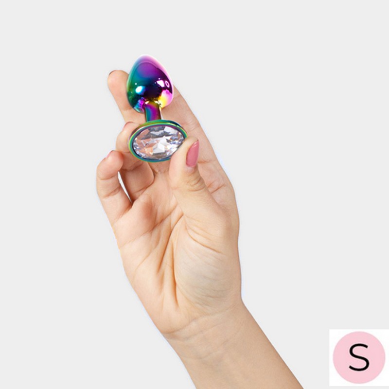 Plugs & Chapelets Anals PLUG METAL RAINBOW TAILLE :S DE SECRET PLAY