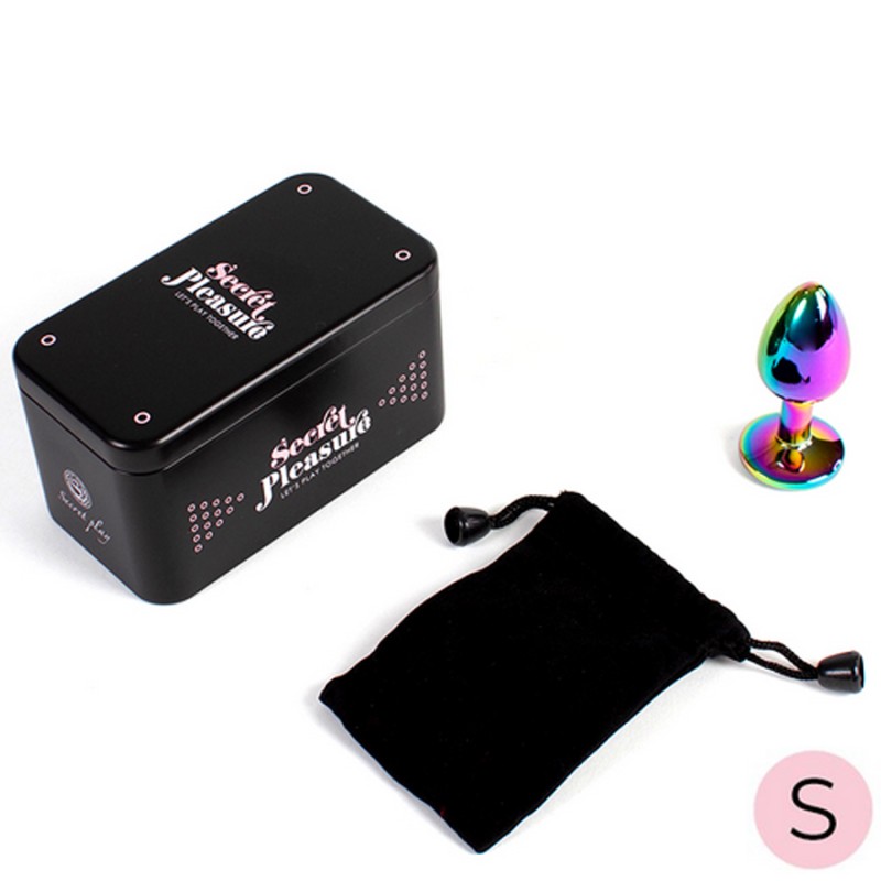 PLUG METAL RAINBOW TAILLE :S DE "SECRET PLAY"