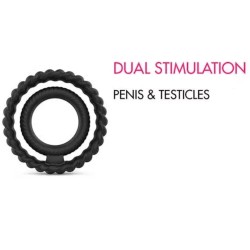 Cockrings & Anneaux DOUBLE COCKRING DUAL RING DE DORCEL