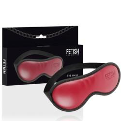 MASQUE CUIR ROUGE VEGAN "DARK ROOM FETISH"