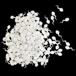 CONFETTIS EN FORME DE SPERME