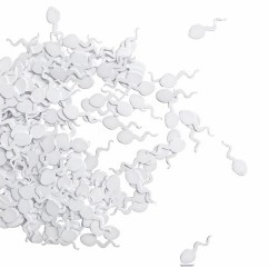 CONFETTIS EN FORME DE SPERME