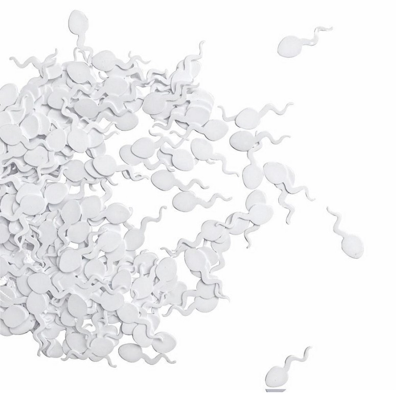 CONFETTIS EN FORME DE SPERME
