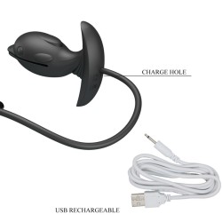 Love toys PLUG VIBRANT ET GONFLANT HANSON DELFIN DE PRETTY LOVE
