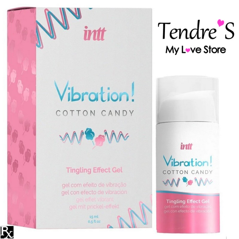 Gels d Excitation GEL VIBRATION COTTON CANDY DE INTT
