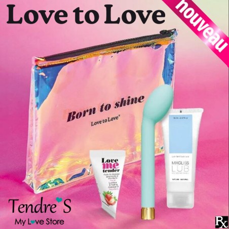 Love toys COFFRET KIT BORN TO SHINE DE LOVE TO LOVE Love toys COFFRET KIT BORN TO SHINE DE LOVE TO LOVE