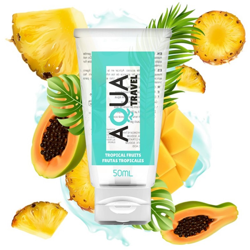 LUBRIFIANT "AQUA TRAVEL" FRUITS EXOTIQUES 50 ML