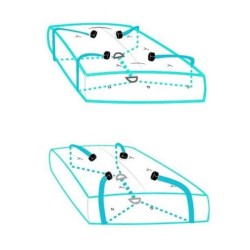 Accessoires ATTACHES DE LIT DE SPORTSHEETS