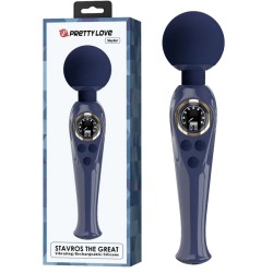 Love toys WAND BLEU NUIT SKYLER AVEC ECRAN DE PRETTYLOVE