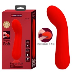 Love toys SEXTOY FAUN ROUGE ULTRA DOUX DE PRETTYLOVE