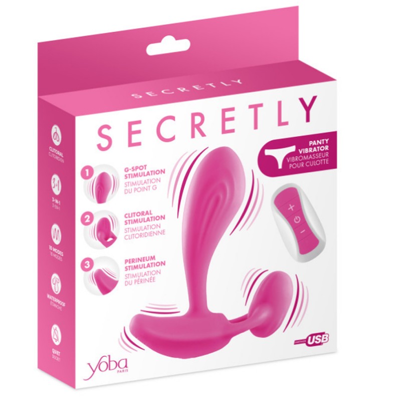 SECRETLY PANTY ROSE 2 EN 1 DE "YOBA"
