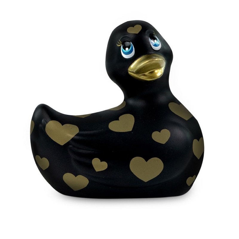 CANARD VIBRANT NOIR ET OR ROMANCE "I RUB MY DUCKIE 2.0" DE "BIG TEAZE TOYS"