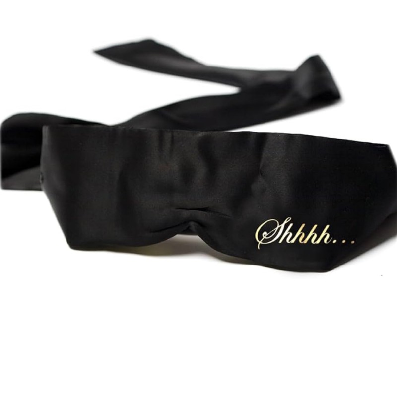 Accessoires BANDEAU LUXE SATIN NOIR SHHH DE BIJOUX INDISCRETS