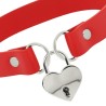COLLIER COQUETTE ROUGE CADENAS COEUR