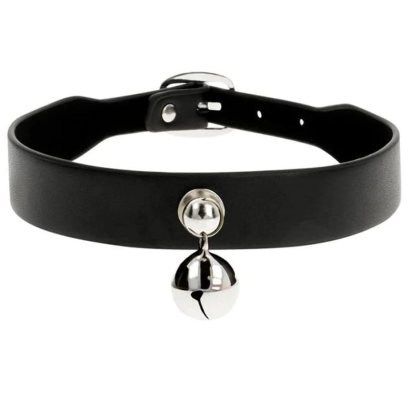 COLLIER COQUETTE CHIC NOIR GRELOT