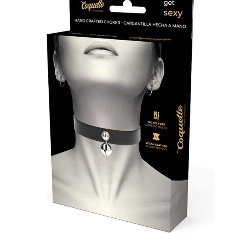 COLLIER COQUETTE CHIC NOIR GRELOT