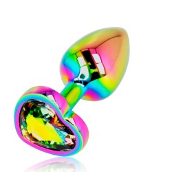 PLUG METAL ARC EN CIEL COEUR TAILLE: M OHMAMA