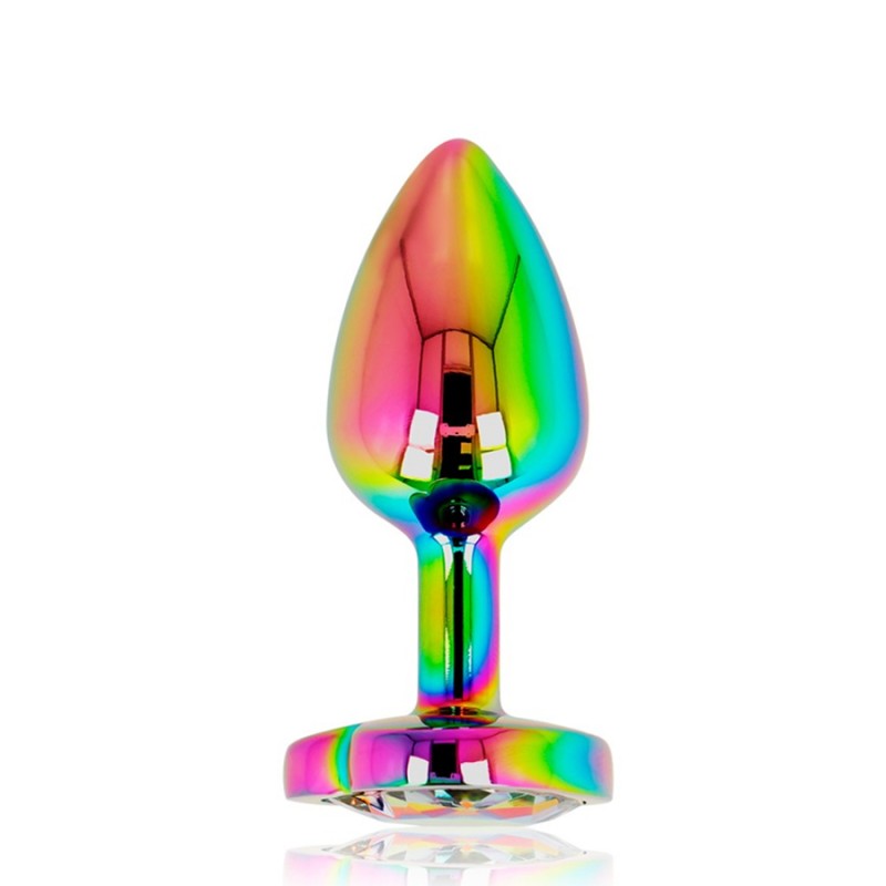 PLUG METAL ARC EN CIEL COEUR TAILLE: S OHMAMA