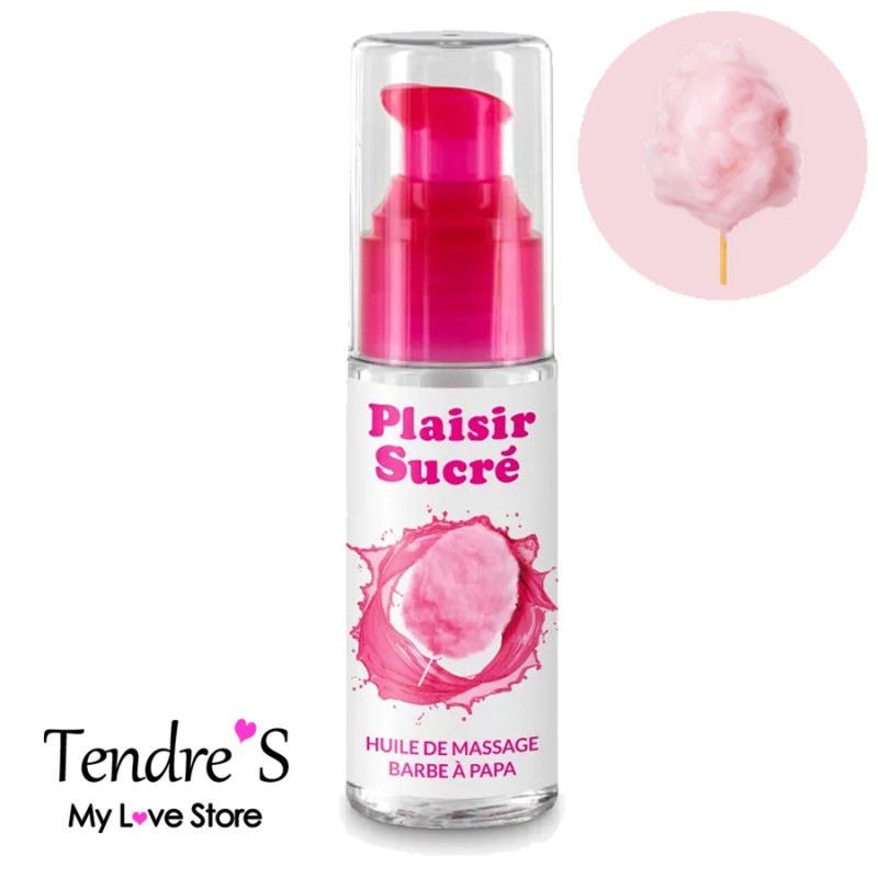 HUILE DE MASSAGE PLAISIR SUCRE 50 ML BARBE A PAPA