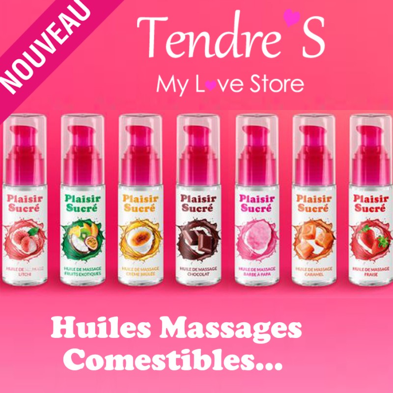 HUILE DE MASSAGE PLAISIR SUCRE 50 ML CREME BRULEE