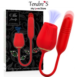 Love toys ROSE MIA AMALFI AVEC SUCCION ET VA ET VIENTS