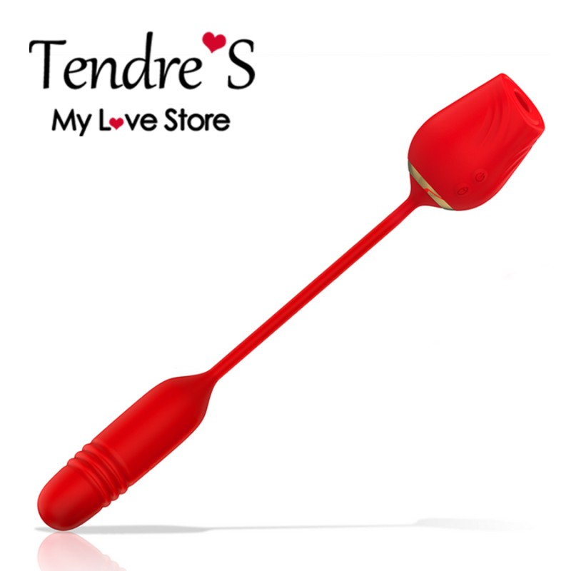 Love toys ROSE MIA AMALFI AVEC SUCCION ET VA ET VIENTS