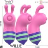 STIMULATEUR CLITORIDIEN ROSE WILLIE L ABEILLE DE INTENSE