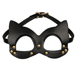 MASQUE CHAT NOIR ET DORE DE KINKY DIVA