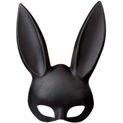 Lingerie MASQUE RABBIT MASK NOIR MAT