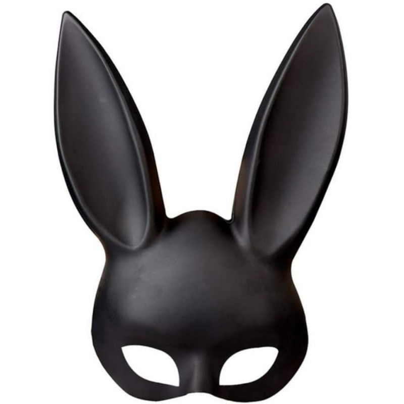 MASQUE RABBIT MASK NOIR MAT
