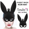 MASQUE RABBIT MASK NOIR MAT