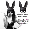 MASQUE RABBIT MASK NOIR MAT