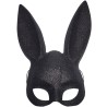 MASQUE RABBIT MASK NOIR PAILLETTES