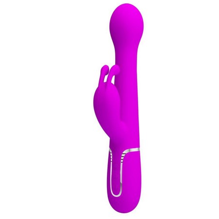 Love toys RABBIT DEJON ROSE VA ET VIENTS AVEC BILLES ROTATIVES DE PRETTY LOVE