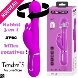 RABBIT DEJON VA ET VIENTS AVEC BILLES ROTATIVES DE PRETTY LOVE